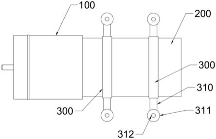 一种环抱式泵体总成的制作方法