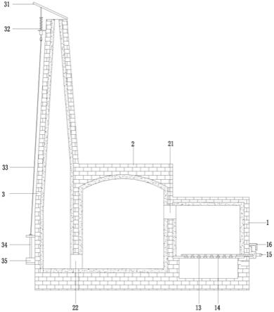 建盏柴烧窑的制作方法