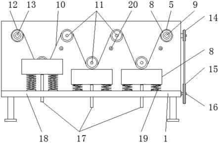 一种可固色的纺织用纱线间隔染色装置的制作方法