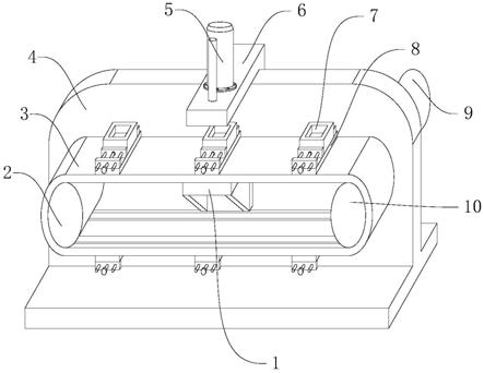 一种刹车片生产用压片装置的制作方法