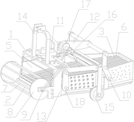 一种花生收获捡果机的制作方法