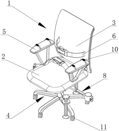 一种老年精神科护理用约束座椅的制作方法