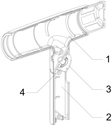 一种吹风机手柄折叠结构的制作方法