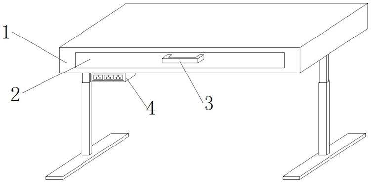 一种便于安装的升降桌的制作方法