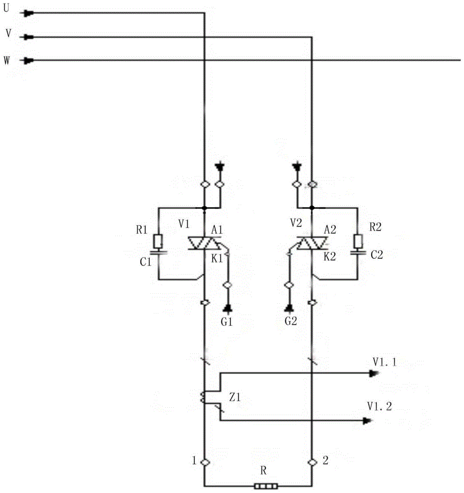 一种无变压器式电热控制电路、控制方法及管式炉与流程