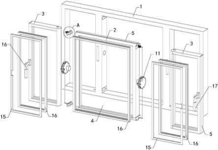 一种被动式建筑门窗结构的制作方法