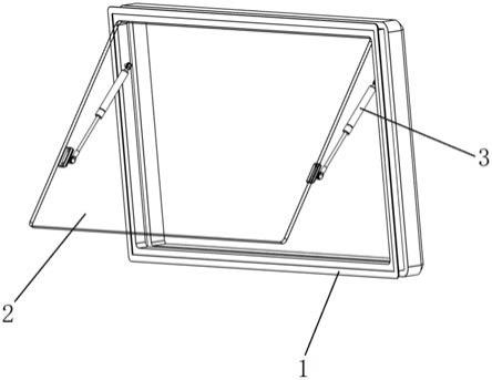 隔热铝合金节能外悬开窗的制作方法