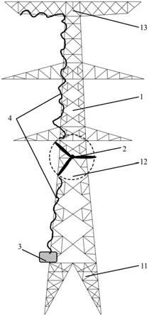 输电塔旋转显示装置的制作方法