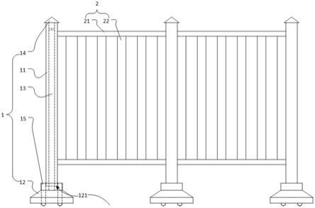 一种护栏结构的制作方法