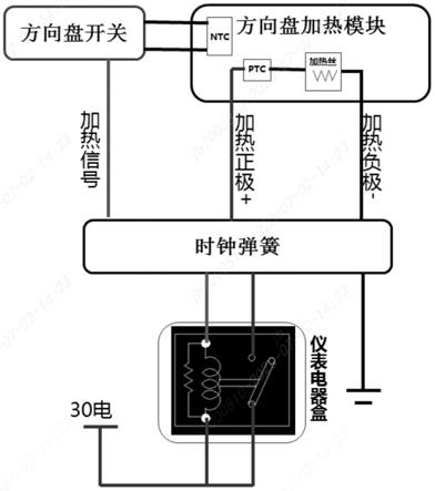 一种方向盘加热的冗余保护电路的制作方法