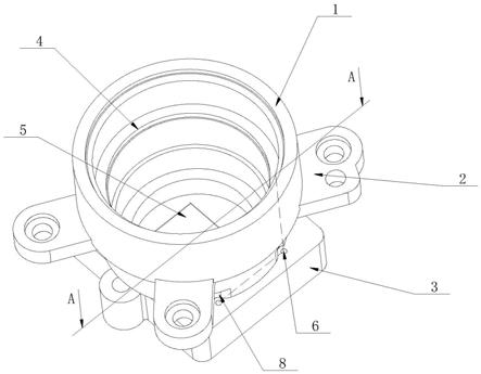 一种便于脱模的双逃气孔相机Holder结构的制作方法