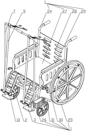 一种康复护理轮椅的制作方法