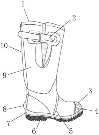 一种防滑雨靴的制作方法