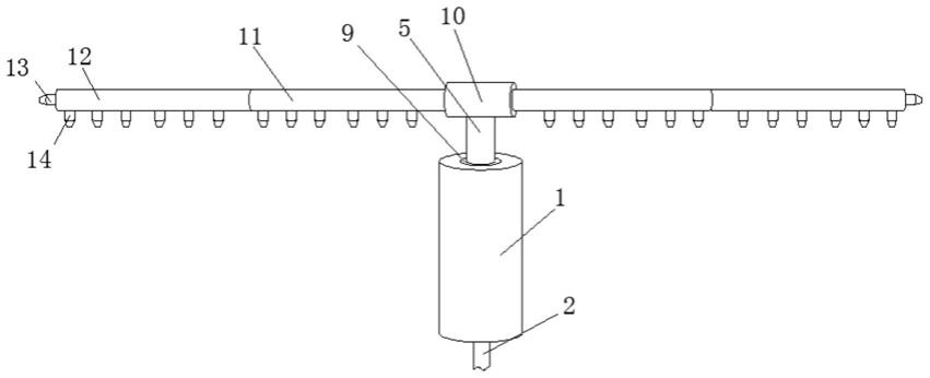 可调节喷灌范围的立体喷灌装置的制作方法