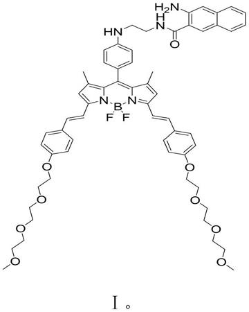 一种近红外钯离子荧光探针化合物及其合成方法