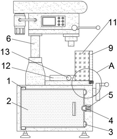 一种模具生产用便于固定工件的铣床的制作方法