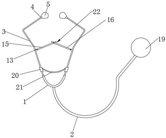 一种学生儿科检查用听诊器的制作方法