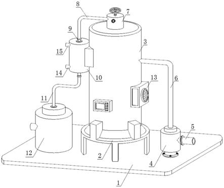 粗二氯苄精馏用连续负压精馏塔及其精馏方法与流程