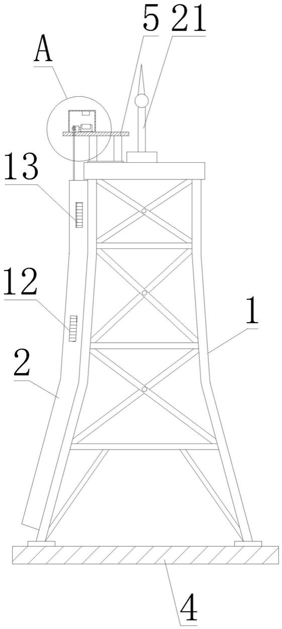 一种通信铁塔安全防护装置的制作方法