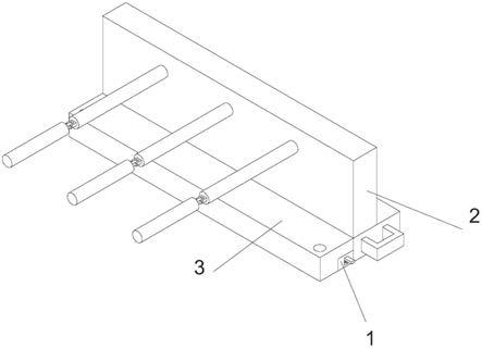 一种纺织设备快速整体换线架的制作方法