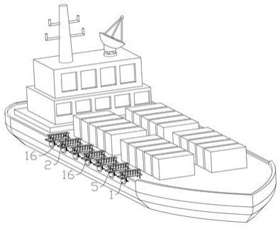 用于提高船舶并靠补给稳定性的停靠装置的制作方法