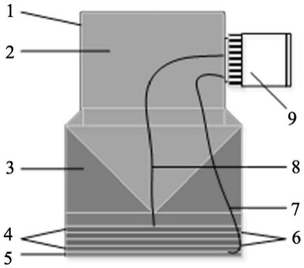 一种检测黏弹性固体的超声叠片换能器的制作方法