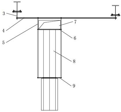 一种屋顶桁架内竖向风管的固定结构的制作方法