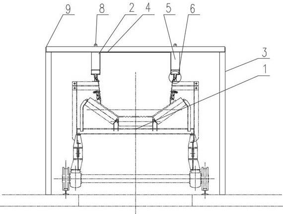 一种适用于多工位移动式皮带机的防尘导料槽的制作方法
