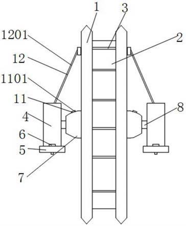 一种用于矿业中钢丝绳固定的固定天轮结构的制作方法