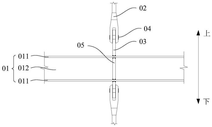 拉杆与横梁的连接结构、连接节点及连接结构的制造方法与流程