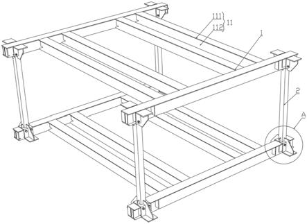 一种PC构件楼板存放支撑工装的制作方法