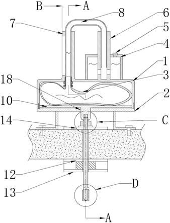 一种机械锚固式建筑物沉降观测装置的制作方法