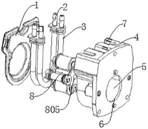 一种小型双通道蠕动泵泵头的制作方法