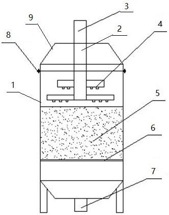 中水送水泵房用石英砂过滤器的制作方法
