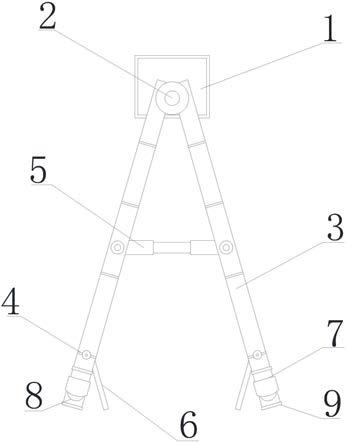 一种电力用人字梯的制作方法