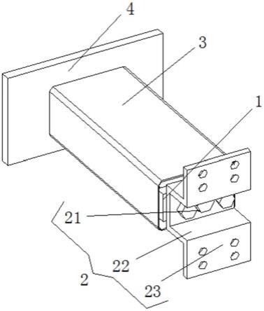 一种可拆卸建筑连墙构件的制作方法