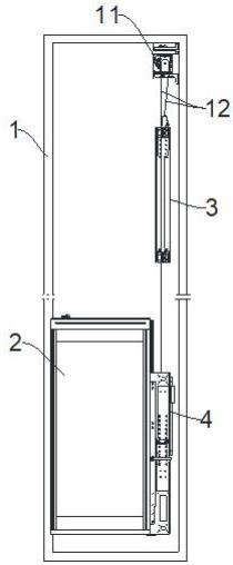 一种家用电梯的井道布置结构的制作方法