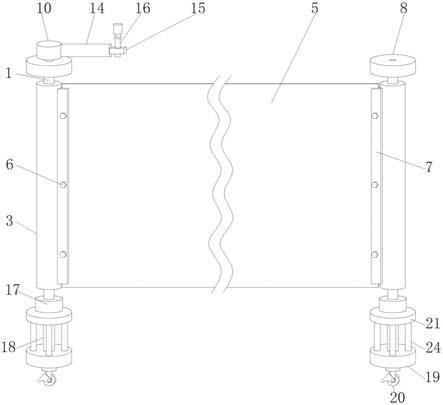 一种建筑施工用的外墙防护网的制作方法