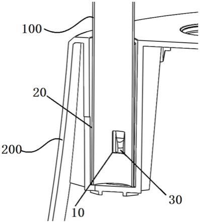 一种挂烫机支撑杆固定结构以及挂烫机的制作方法