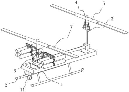 一种双旋翼无人机便于拆卸的旋翼安装架的制作方法