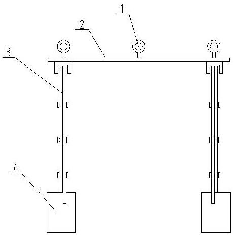 电力系统电线杆自夹紧式吊装架的制作方法