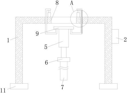 一种分段式镀锌机下压结构的制作方法