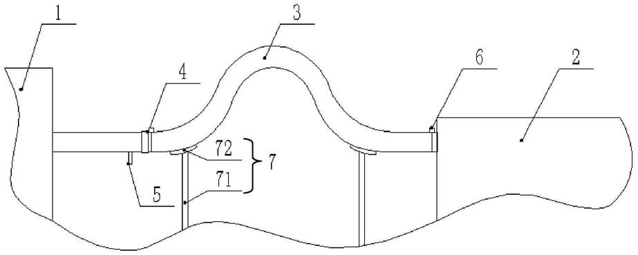 一种硫酸槽管道装置的制作方法