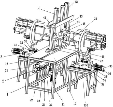 一种变速器悬置车架侧支架自动焊接机的制作方法