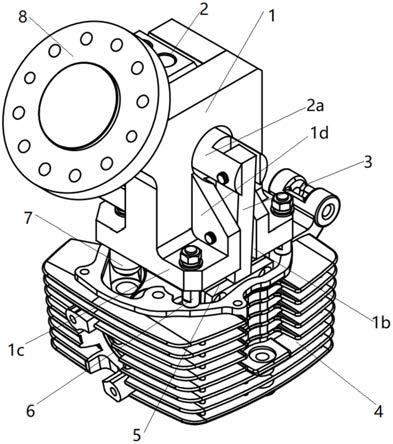 一种缸头打磨机器人专用抓取夹具的制作方法