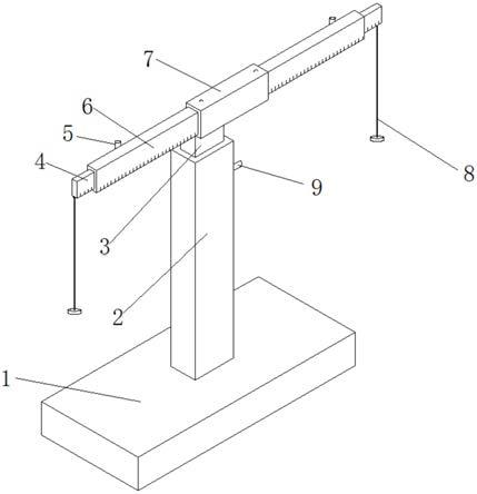 一种物理教学用杠杆原理实验教具的制作方法