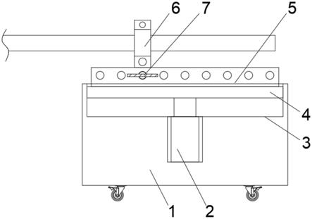 车床加工超长管辅助支撑装置的制作方法