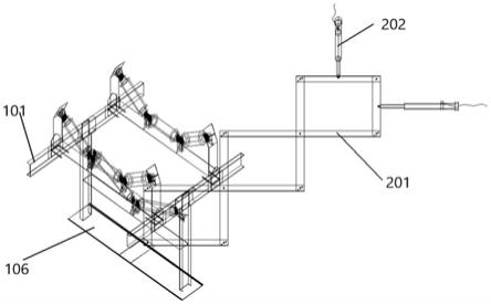 一种伸缩自移式胶带输送机中间架的制作方法