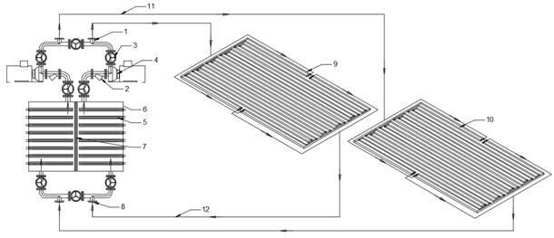 一种石英石固化炉双温加热系统的制作方法