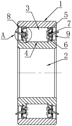 单列圆柱滚子轴承的制作方法